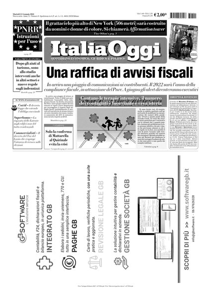 Italia oggi : quotidiano di economia finanza e politica